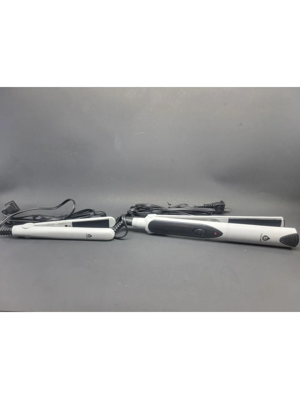 2 Pc. Pursonic Full Size Flat Iron & Travel Size Hair Straightener Combo Set